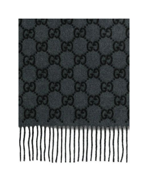 Gucci Gray Scarves for men