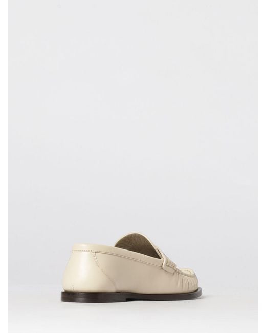 Saint Laurent White Le Loafer Leather Loafers