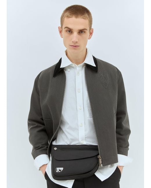 【BURBERRY】 SHIELD EKDバックル THINレザーベルト Burberry Shield Belt Bag in Gray for Men | Lyst