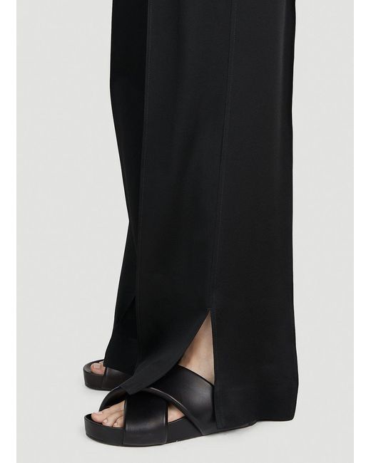 Jil Sander Black Split Cuff Pants