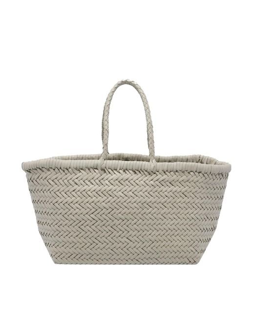 Dragon Diffusion Gray Small Triple Jump Handbag