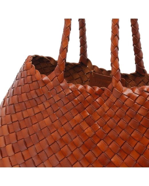 Dragon Diffusion Brown Small Santa Croce Handbag