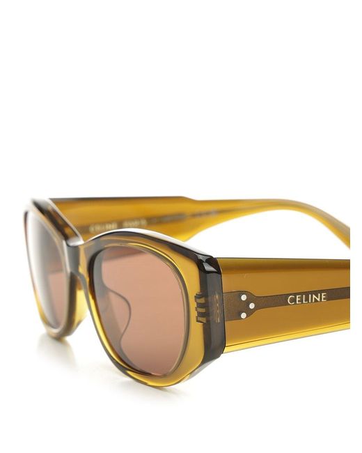 Céline Pink S329 Rectangular Sunglasses