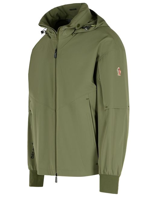 Moncler Green 'Tesso' Polyamide Blend Jacket for men
