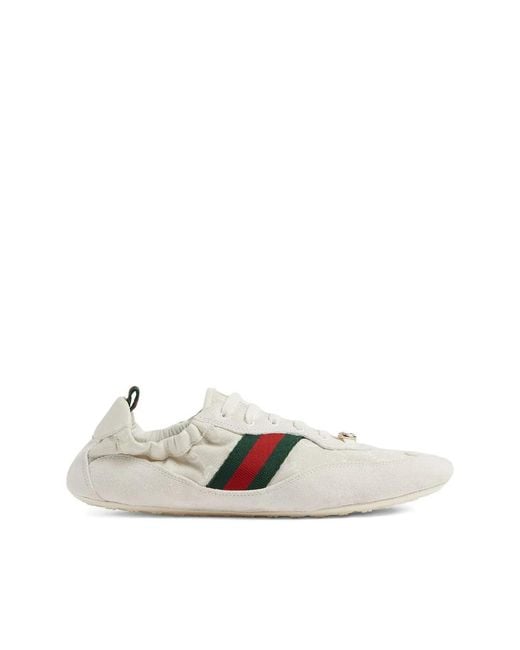 Gucci White Neutrals Trainers