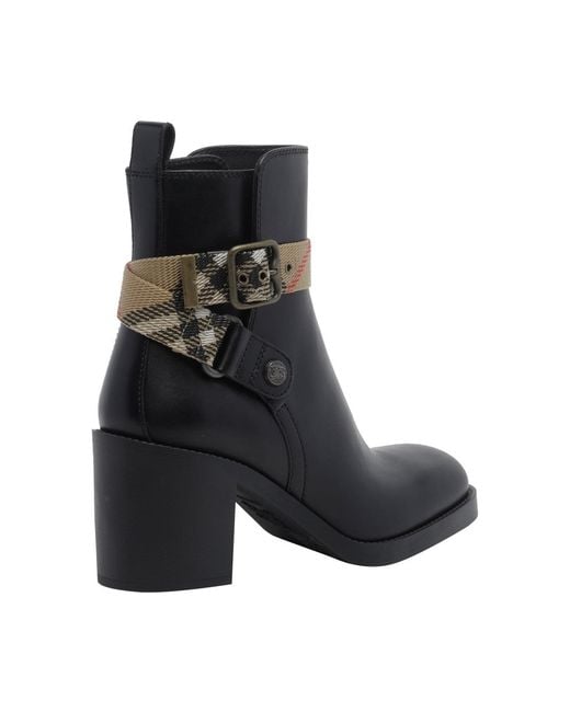 Burberry Black Huntley Pump Booties