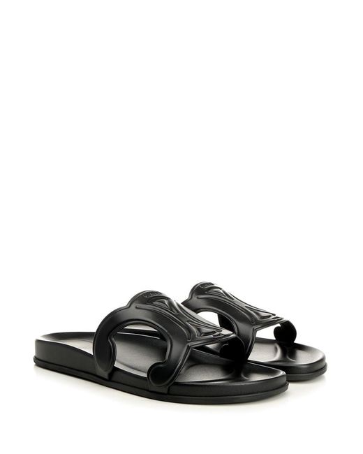 Céline Black Triomphe Slide for men