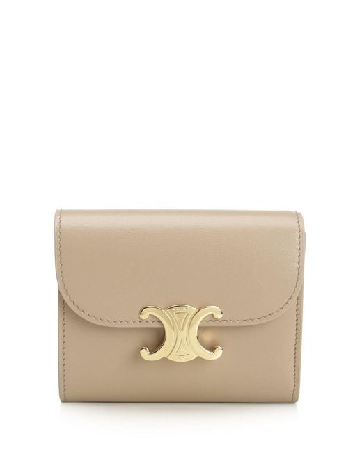 Céline Natural Small "Triomphe" Wallet