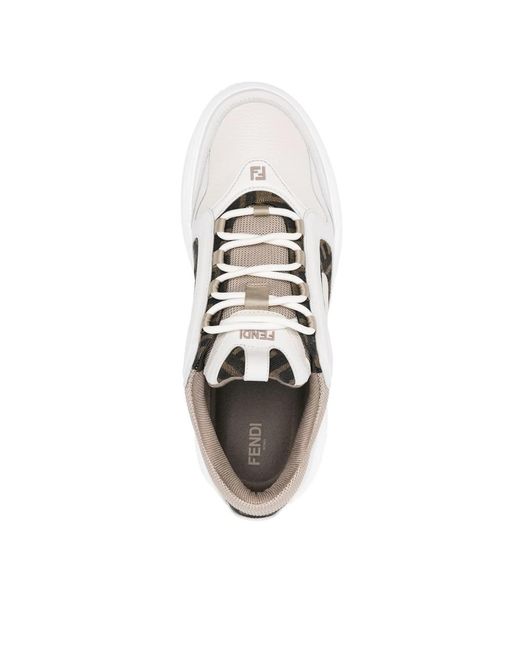 Fendi White Sneakers for men