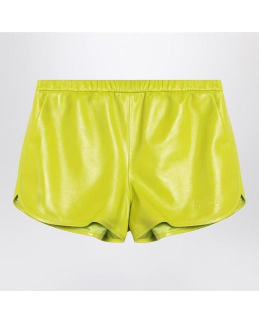 Gucci Yellow Lime Shorts