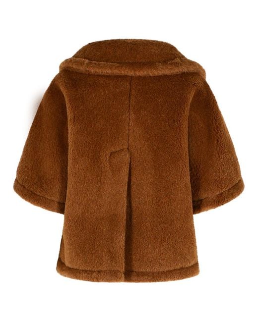 Max Mara Brown Boxy Cape