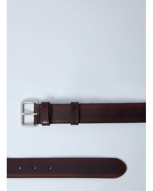 Prada Blue Leather Belt for men