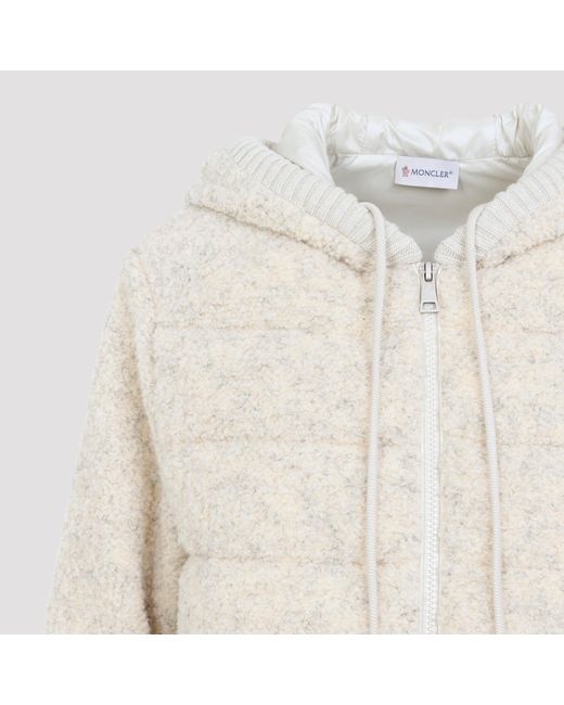 Moncler White Zip Up Jacket