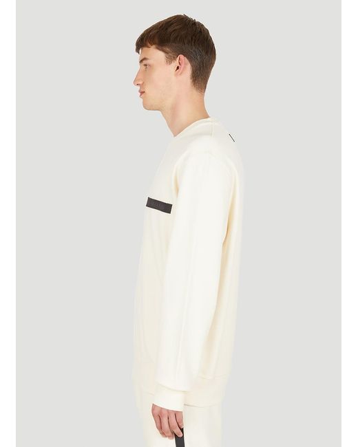 McQueen White Logo Patch Sweatshirt for men