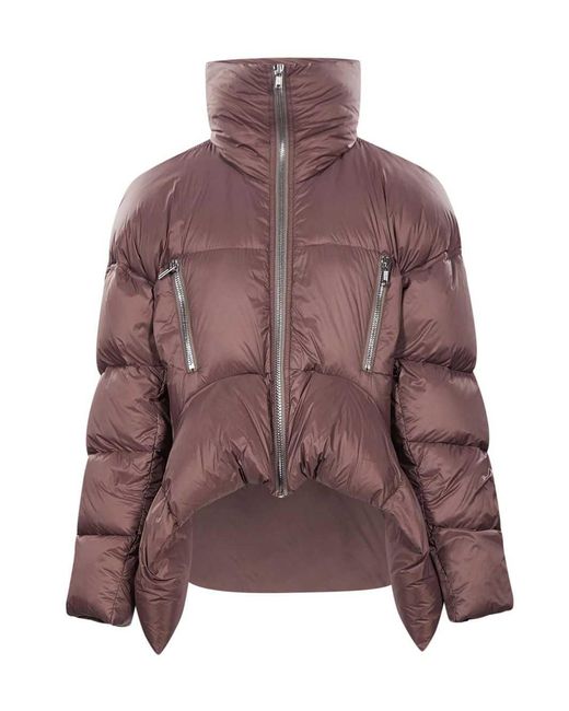 Rick Owens Brown Draculimo Padded Down Jacket