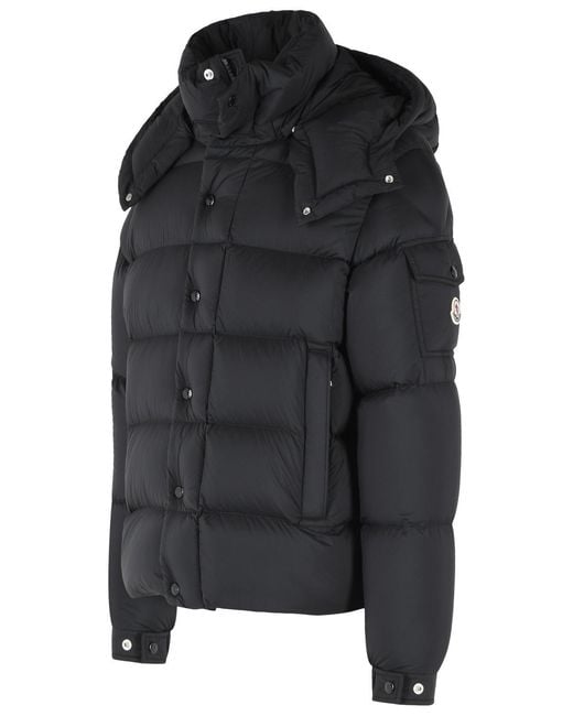 Moncler Black 'Maya 70' Polyamide Down Jacket for men