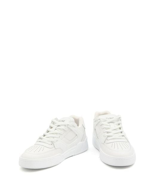 Céline White Trainer Leather Sneakers for men