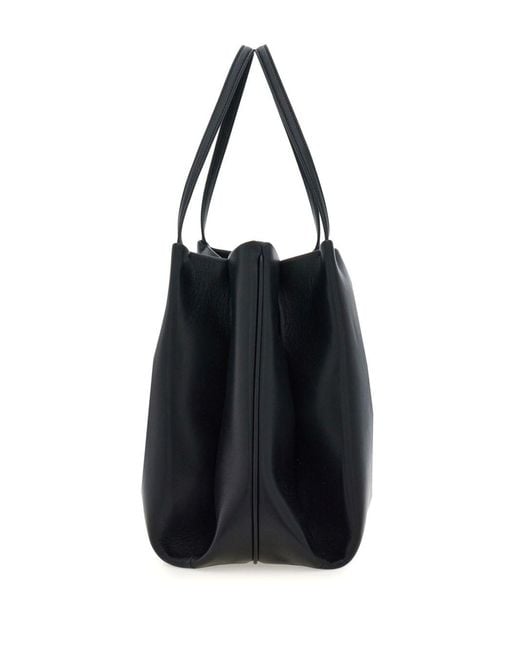 Ferragamo Black Chic Medium Tote Handbag