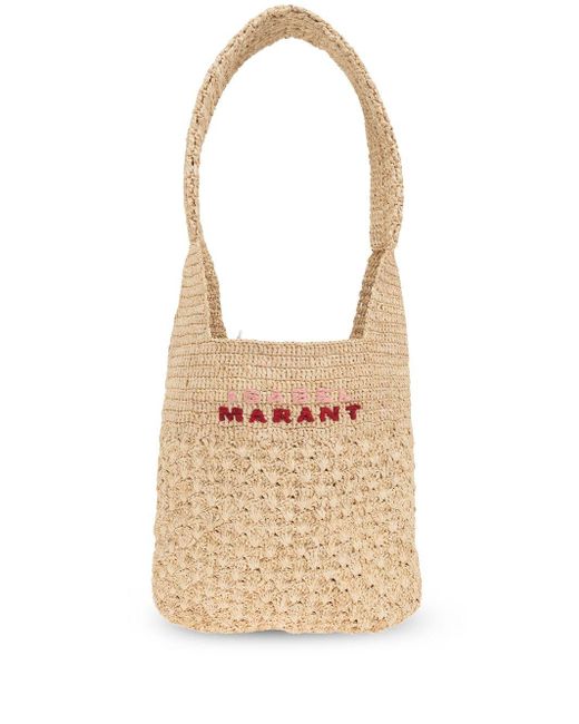 Isabel Marant White Praia Small Tote Bag