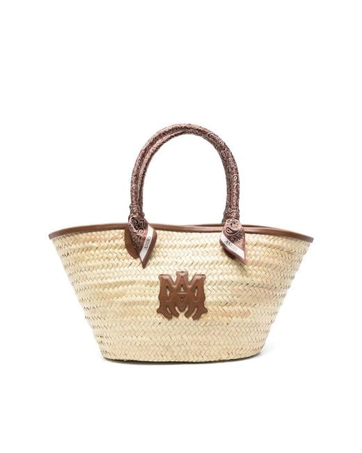 Amiri Metallic Neutrals Tote Bags