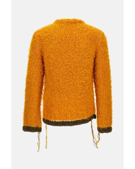Sacai Orange Pullover for men
