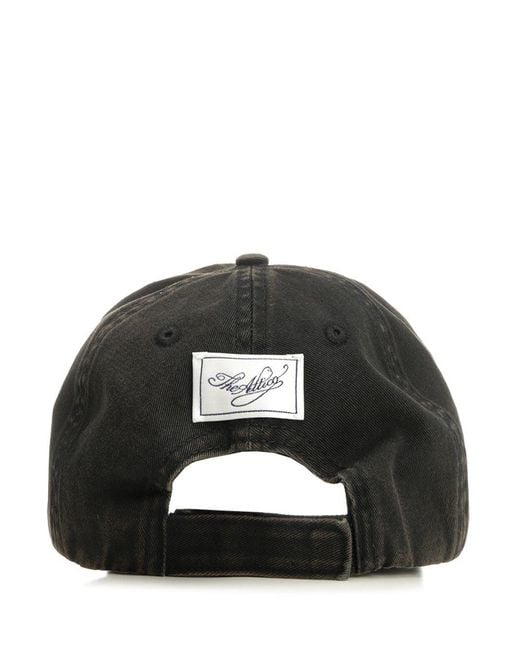 The Attico Black Cap