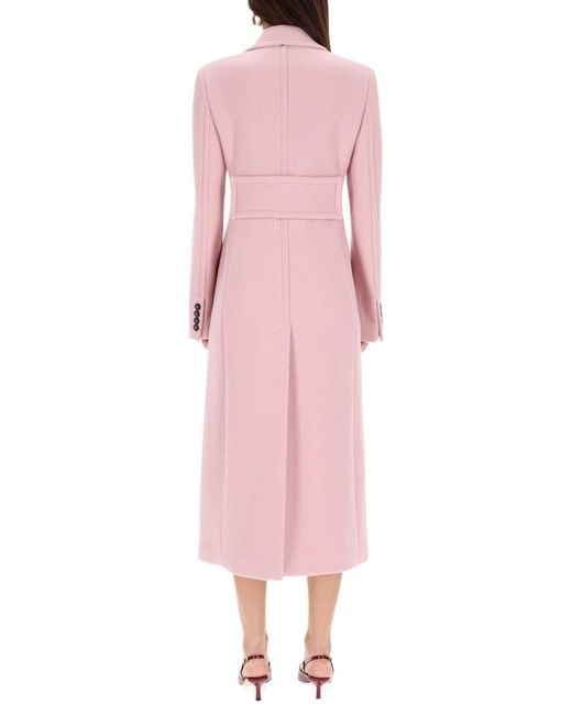 Sportmax Pink Doublebreasted Coat