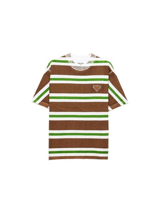 Prada Men's Green T-Shirts & Vests
