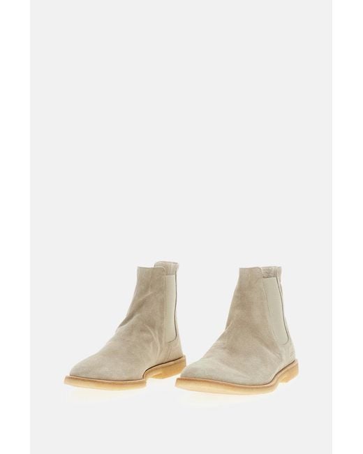 Common Projects Natural Chelsea Suede Boot for men