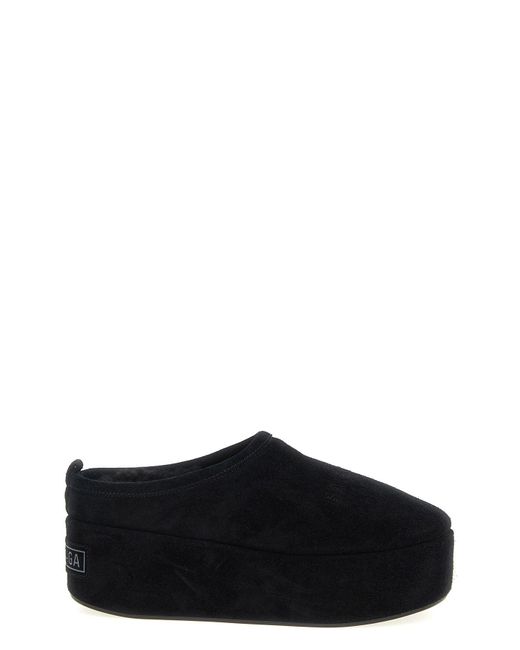 Balenciaga Black 'Alaska Soft' Sabots