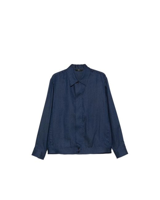 Brioni Blue Jackets for men