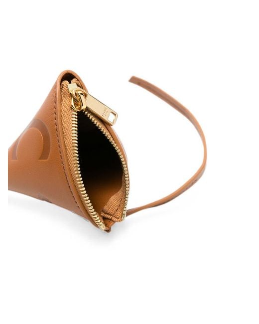 Céline White Berlingot Leather Charm