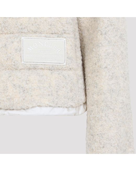 Moncler White Zip Up Jacket
