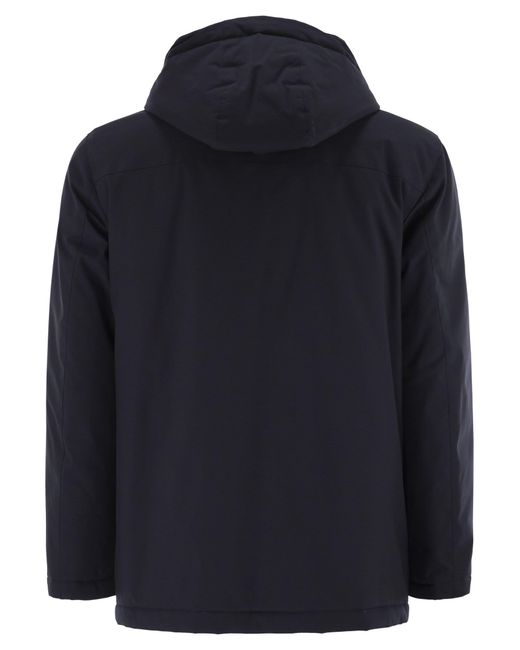 Fay Blue Short Parka for men