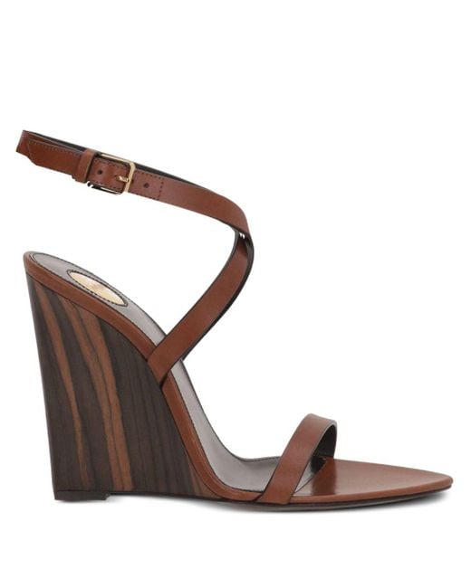 Saint Laurent Brown Gippy Sandal