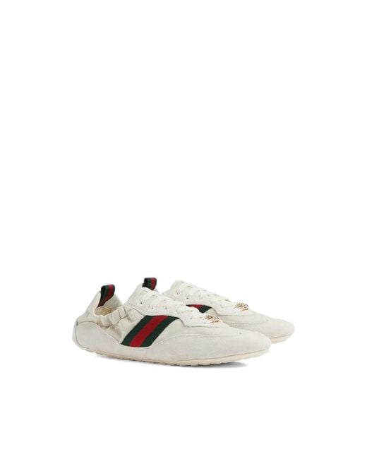 Gucci White Neutrals Trainers