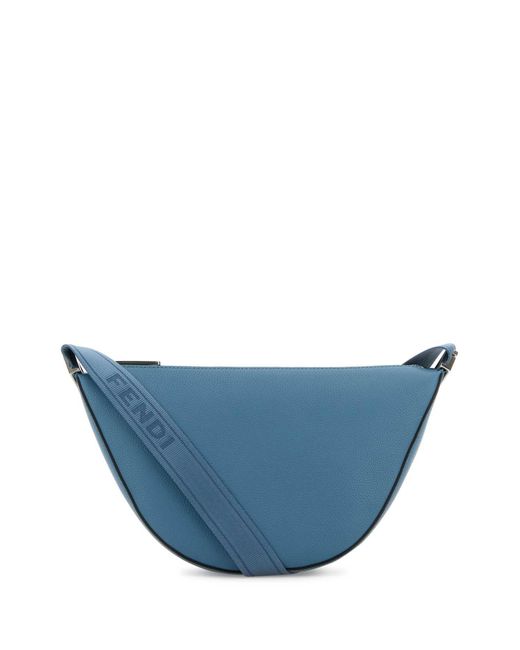 【関税&送料込】Fendi Cerulean Blue Leather Small Fendi Melo Fendi Roma Leather Fendi Melon Small Leather Blue | Fendi