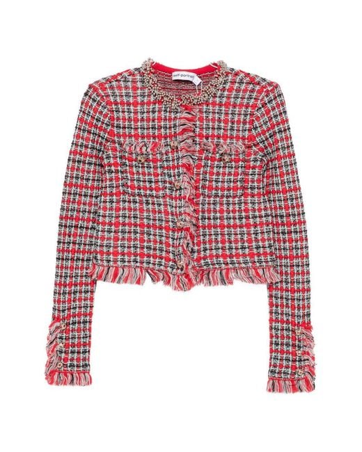 Self-Portrait Red Self Portrait Jackets