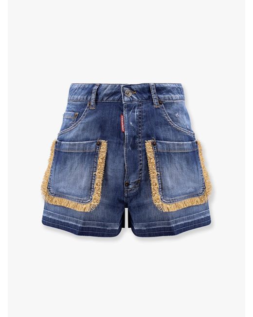 DSquared² Blue Summer Lovers Denim Shorts