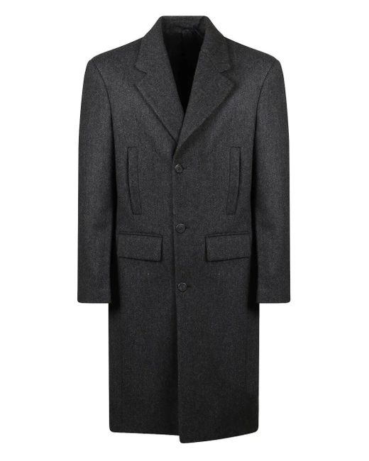 Prada Black Wool Coat for men