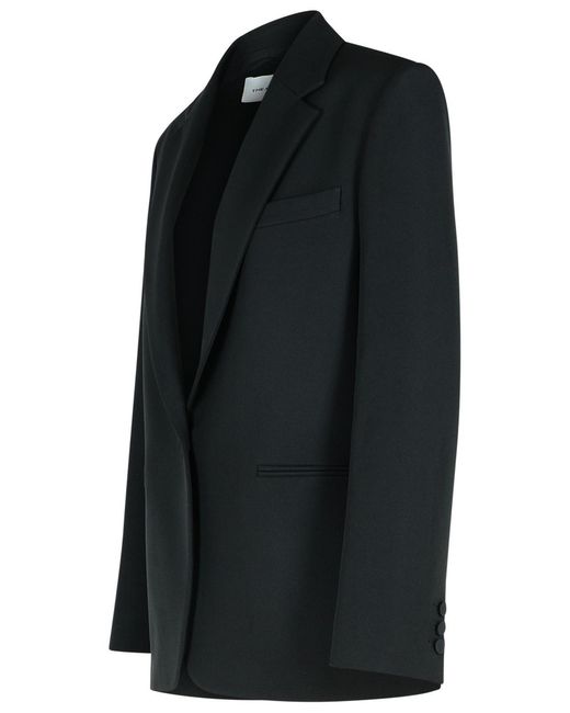 ANDAMANE Black 'Guia' Polyester Blazer