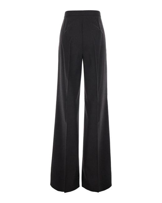 Max Mara Black 'Extra' Trousera With Side Pockets