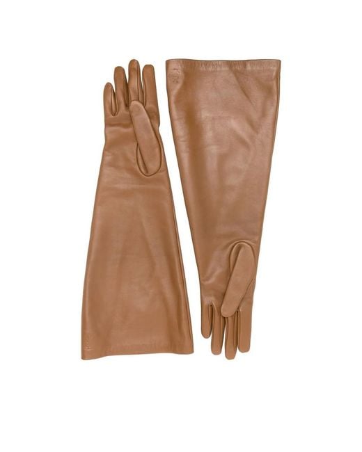Saint Laurent Brown Gloves