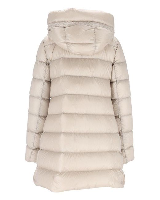 Moncler Natural Midi Down Jacket "Suyen"