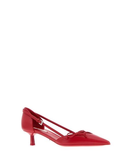 Prada Red Decollete