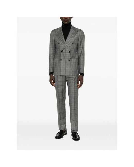 Tagliatore Gray Suits for men