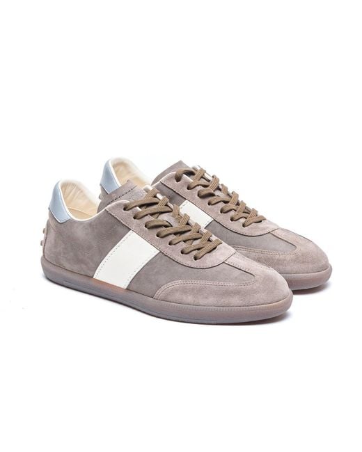 Tod's Gray Tabe Sneakers for men