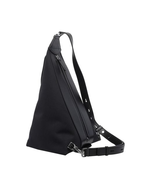 Tod's Black Tech One Shoulder Backpack for men