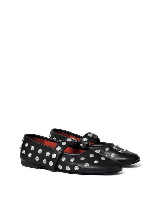 Stella McCartney Black Flat Shoes