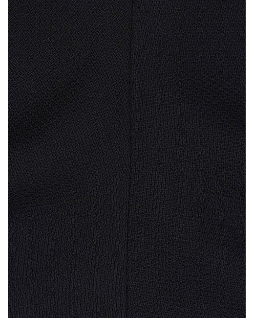 TOTEME Women's Black Slouch Waist Wool Dress